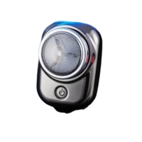 Portable Shaver for Men, Pocket Hair Trimmers Machine for Unisex, USB Rechargeable Beard Shaving Fashion Hair Shaver, Easy One-Button Use for Travel