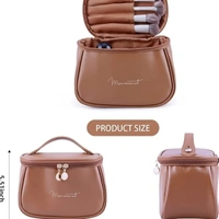 Big Leather Cosmetic Bag