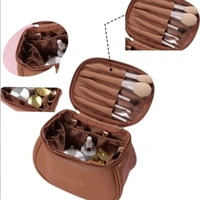 Big Leather Cosmetic Bag