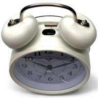 TWIN BELL CREAM CLOCK SMALL