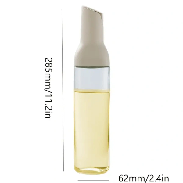 Auto Flip Glass Oil Bottles