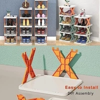 6 LAYER FOLDABLE SHOE RACK