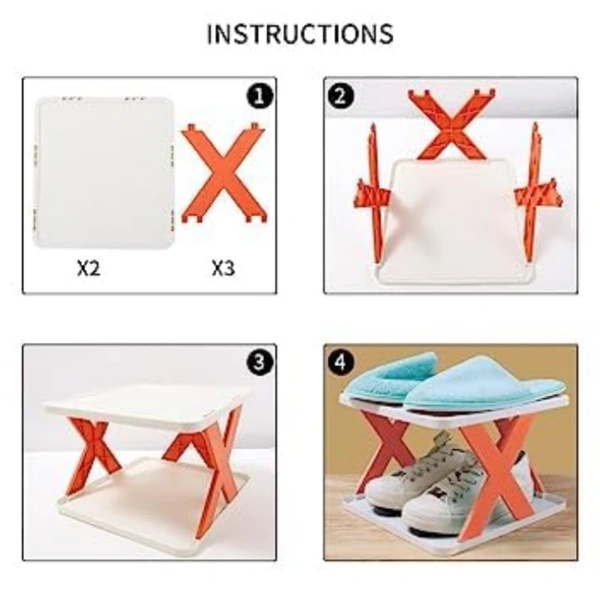 6 LAYER FOLDABLE SHOE RACK