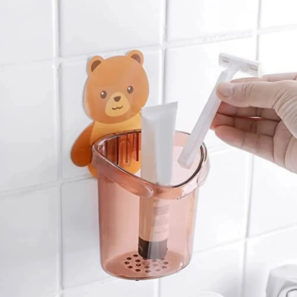 Teddy Brush Holder (2Pis)