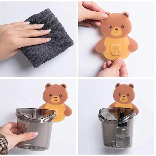 Teddy Brush Holder (2Pis)
