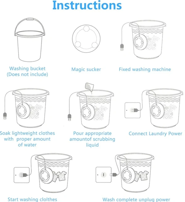 Mini Portable Washing Machine 