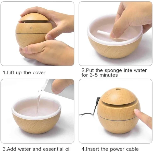 Light Wood Humidifier - Raw Sienna