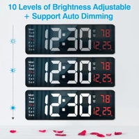 Large Digital Wall Clock