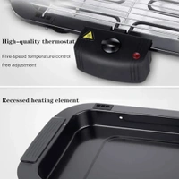 Metal Electric Barbeque Grill BBQ
