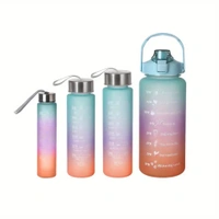 4 PCS MOTIVATIONAL WATER BOTTLE