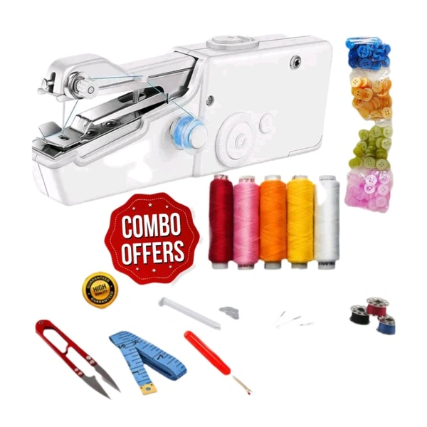 Hand Sewing Machine  - White