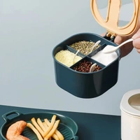  4 Section Fancy Masala Box and fancy masala container used for storing various types of masalas including in kitchen purposes, masala dani