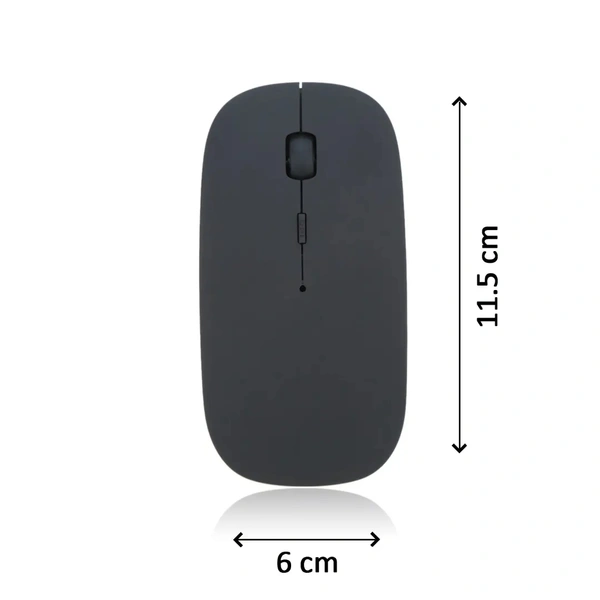 Slim Cordless Computer Mouse with Nano USB Receiver, 3 Adjustable DPI Portable Optical Wireless Computer Mice