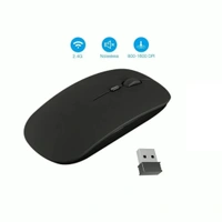 Slim Cordless Computer Mouse with Nano USB Receiver, 3 Adjustable DPI Portable Optical Wireless Computer Mice