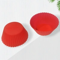 Cup Cake Silicone Moulds for Cupcakes/Muffins/Jelly -Set of 1