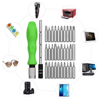 Mini Screwdriver Bits Set 32 in 1 with Magnetic Flexible Extension Rod 