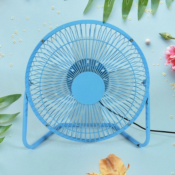 17679 Big USB Table Desk Personal Metal Electronic Fan, Compatible with Computers, Laptops, Student Dormitory, Suitable For Office, School Use (1 Pc)