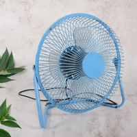17679 Big USB Table Desk Personal Metal Electronic Fan, Compatible with Computers, Laptops, Student Dormitory, Suitable For Office, School Use (1 Pc)