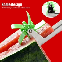 7160 Stainless Steel Washable Watermelon Cutter Windmill Slicer Cutter Peeler for Home/Smart Kitchen Tool Easy to Use