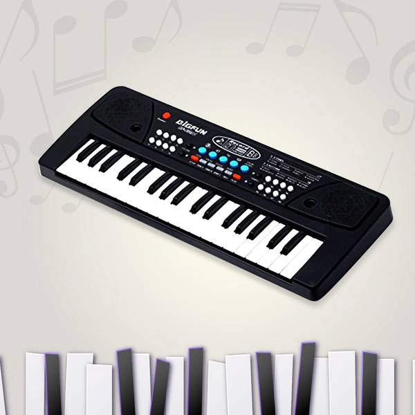 4515 Piano Musical Keyboard With Mic 37 Music Key Keyboard For Kids Toy 
