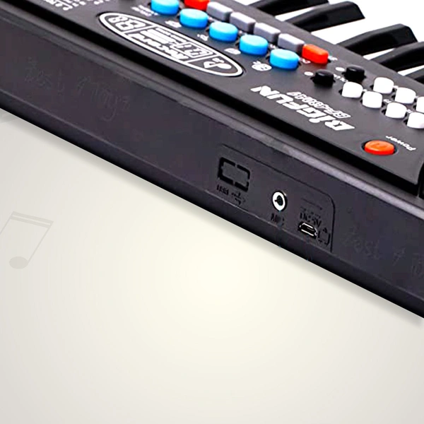 4515 Piano Musical Keyboard With Mic 37 Music Key Keyboard For Kids Toy 
