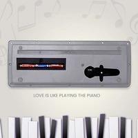 4515 Piano Musical Keyboard With Mic 37 Music Key Keyboard For Kids Toy 