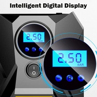 Portable Electric Car / Bike / Bicycle Digital LED Display Tyre Inflator Air Compressor