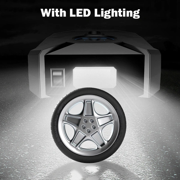 Portable Electric Car / Bike / Bicycle Digital LED Display Tyre Inflator Air Compressor