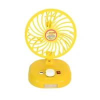 17704 USB-C Type Rechargeable Portable Fan With LED Light Heavy Duty Motor & Foldable Fan With Charging Port Home, Outdoor, Temple