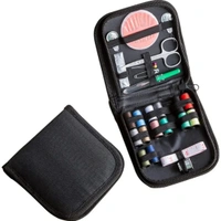 Multipurpose Portable Small Travel Sewing kit Box with All Accessories for Beginners Girls, Travelling Mini Sewing Supplies kit with Mending and Sewing Needles, Scissors, Thimble, Thread, Tape Pouch for Sewing Machine Kit Accessories Sewing Kit