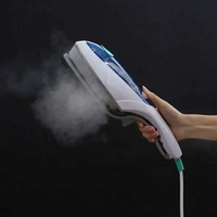 8053 Portable ironing machine,1 Set Steam Iron Hand Held Crease Removal Portable Ironing Clothes ABS Brush Plush Toy Garment Steamer for Home Steam Iron, for Clothes, Travel Steamer
