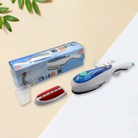 8053 Portable ironing machine,1 Set Steam Iron Hand Held Crease Removal Portable Ironing Clothes ABS Brush Plush Toy Garment Steamer for Home Steam Iron, for Clothes, Travel Steamer