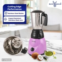 Blue Eagle Mini Diamond 500 W Mixer Grinder 3 Jars, Dual color-Purple + Black