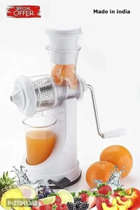 Hand Juicer for Fruits and Vegetables with Steel Handle Vacuum Locking System