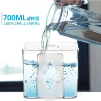 2763 4Pc Square Container 700Ml Used For Storing Food Stuffs And Items.
