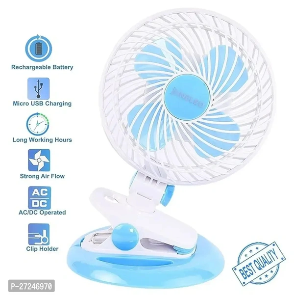 Mini Clip fan Rechargeable with 3 speed adjustable Table fan 360 degree rotation for Home, Office, Car, Kichen (Color May Change)Within 6-8 business days However, to find out an actual date of delivery, please enter your pin code.Mini Clip fan Rechargeable with 3 speed adjustable Table fan 360 degree rotation for Home, Office, Car, Kichen (Color May Change)