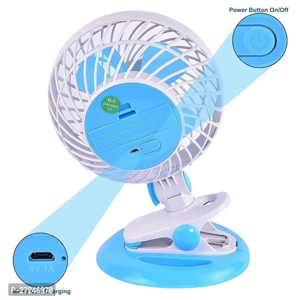 Mini Clip fan Rechargeable with 3 speed adjustable Table fan 360 degree rotation for Home, Office, Car, Kichen (Color May Change)Within 6-8 business days However, to find out an actual date of delivery, please enter your pin code.Mini Clip fan Rechargeable with 3 speed adjustable Table fan 360 degree rotation for Home, Office, Car, Kichen (Color May Change)