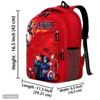 Unisex Junior School Bag Backpacks Cartoon/Boy/Girl/Baby/ (3-7 Years) - Junior Champion(Red)
