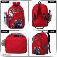 Unisex Junior School Bag Backpacks Cartoon/Boy/Girl/Baby/ (3-7 Years) - Junior Champion(Red)
