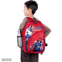 Unisex Junior School Bag Backpacks Cartoon/Boy/Girl/Baby/ (3-7 Years) - Junior Champion(Red)