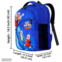 Unisex Junior School Bag Backpacks Cartoon/Boy/Girl/Baby/ (3-7Years) - Junior Champion(R-Blue)