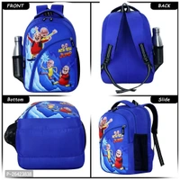 Unisex Junior School Bag Backpacks Cartoon/Boy/Girl/Baby/ (3-7Years) - Junior Champion(R-Blue)