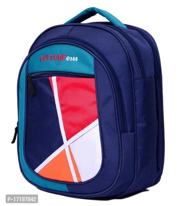Culture Water Resistance School Bagpack For Kids In Multicoolor (Boys and Girl for 3 to 7 Years) (14 inch, Blue)