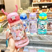 x pulse Deer horns for kids Drinking Water Bottles / Character Motifs / Cute Characters 600 ml Water Bottle (Set of 1, Multicolor)