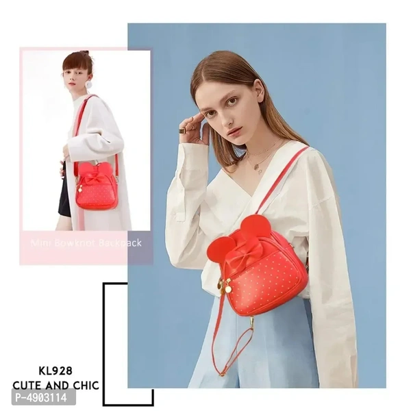 PU Backpack For Girl