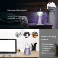 Mosquito Killer Lamp,Electric Shock Type Mosquito Killer?Uv Night Light USB Electric Mosquito Lamp Led Home Silent Mosquito Repellent Light?for Indoor Outdoor