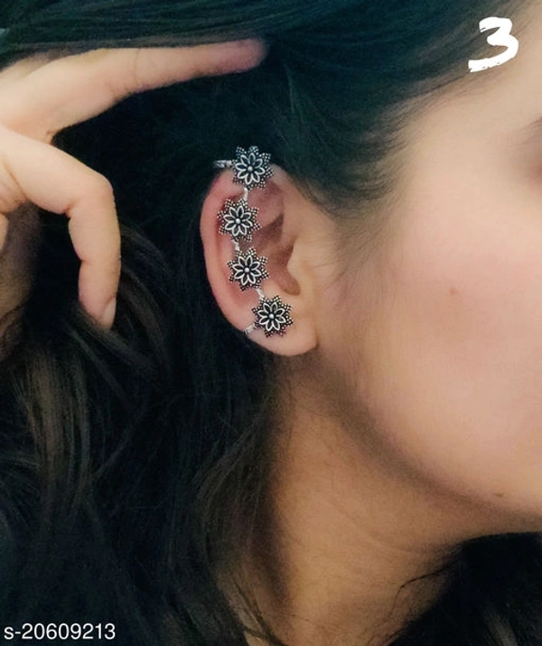 Oxidised Earcuff - oxidise