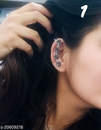 Oxidised Earcuff - oxidise