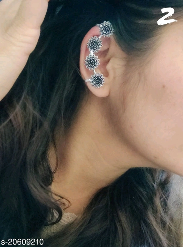 Oxidised Earcuff - oxidise