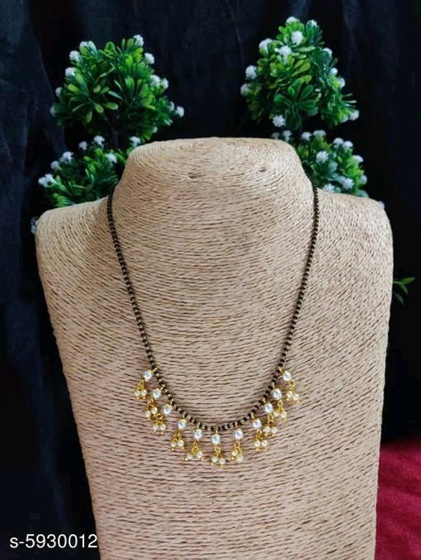 Latest Mangalsutra - black, yes